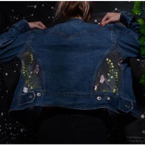 Peek-a-boo Jean Jacket
